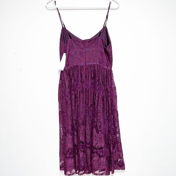 NWT BB DAKOTA X STEVE MADDEN Women's Galena Lace Fit N Flare Dress Womens Sz 2 - Picture 8 of 8